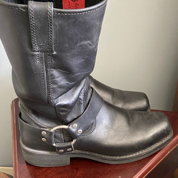 Harley Davidson Black Leather Men's BootsSize 9 no box